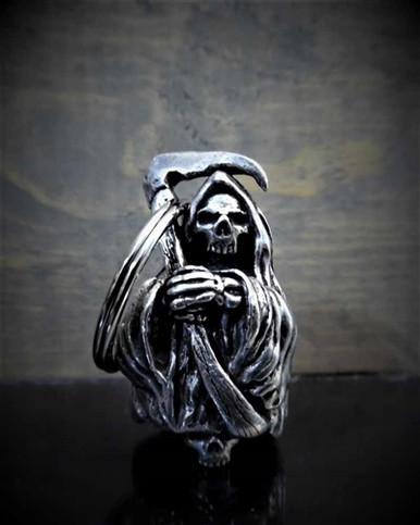 Grim Reaper Motorcycle Bravo Bell – Guardian Bell for Bikers