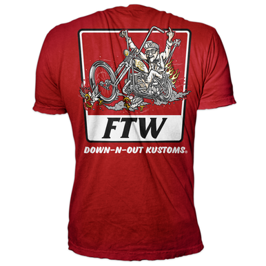 Gettin' Fried FTW Men's Biker Shirt | Lethal Threat