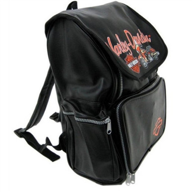 Harley-Davidson Kids Backpack – School Bag | Leather Bound NJ display picture 1