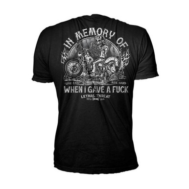 ザ*キ様 レア！punpee tシャツ　IT'S THA MOTHER FUCK In Memory of When I Gave a Fuck Shirt – Lethal Threat Skull Biker