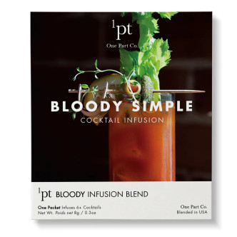 1pt Bloody Infusion Blend Packet (infuses 375ml of spirits, makes 6+ drinks)
