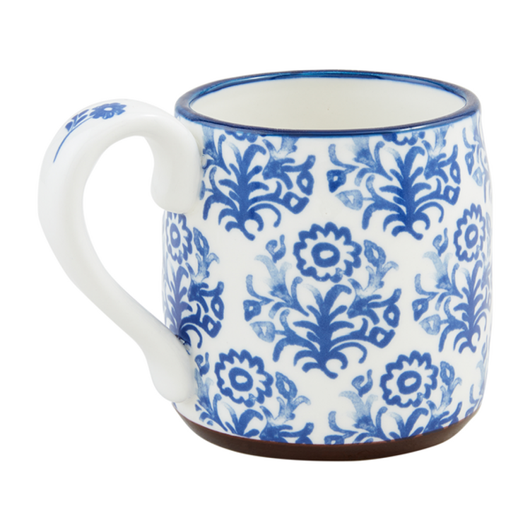 Flowers Blue Floral Mug