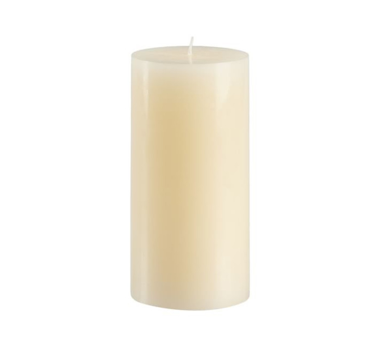 Ivory Pillar Candle Unscented 3x6