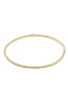 eNewton  Classic 2mm Bead Bracelet Gold