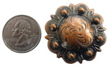 Berry Copper Concho size with coin