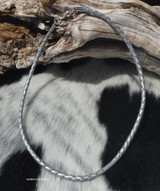 Silver Leather Cord Necklaces soft and supple to wear  western canteens