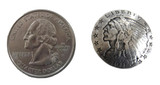Indian Head Coin Concho westerncanteens.com C81