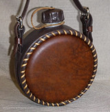 Leather wrapped Canteen by westerncanteens.com