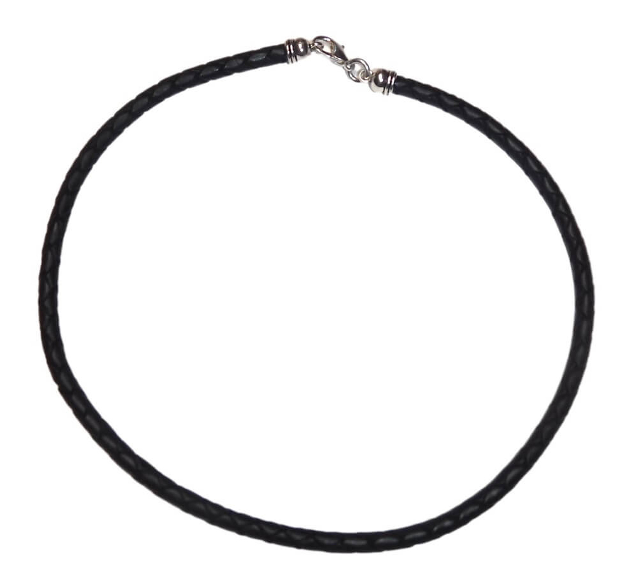 Black Cord Necklace, Black String Necklace