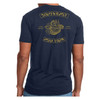 US Veteran Southeast Asia Tour Dragon Vintage Navy T-shirt back