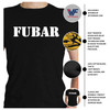 fubar t shirt black - infographic vetfriends.com exclusive design heat transfer design soft durable fabric