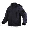 special ops tactical waterproof jacket in navy blue