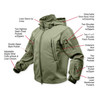 special ops tactical waterproof jacket features