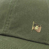 american flag lapel pin eagle on od hat