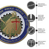 Armor of God Challenge Coin put on the whole ephesians 6:13-17 features