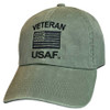 USAF Veteran Hat with Embroidered Flag
