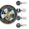 US Navy Challenge Coin with Shellback Graphic features