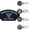 US Navy Patch with Eagle Graphic features