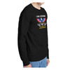 I am a Veteran - My Oath of Enlistment has No Expiration with Eagle Black Long Sleeve T shirt side view