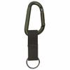 Jumbo 80MM Carabiner with Web Strap Key Ring olive drab color