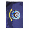 U.S Navy Premium Nylon - Double Sided Embroidered Flag 3x5 : vertical hanging