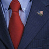 American Flag and Tank Lapel/Hat pin on lapel