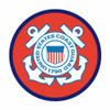 USCG Round Circle Patch with Coast Guard Logo