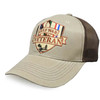 Gulf War Veteran Patch on 2-tone Brown Hat with Mesh Back