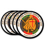 Armor of God Christian/US Veteran Circle Decal Sticker Multi Pack (5)