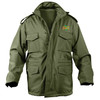 Custom Embroidered Vietnam Veteran with Map and Service Ribbon Soft Shell M-65 Tactical Jacket Custom Embroidered Vietnam Veteran with Map and Service Ribbon Soft Shell M-65 Tactical Jacket