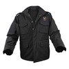 DD-214 Alumni Logo Embroidered Soft Shell M-65 Tactical Jacket black jacket