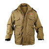 DD-214 Alumni Logo Embroidered Soft Shell M-65 Tactical Jacket coyote brown jacket