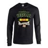 Vietnam Veteran Graphic Longsleeve T-Shirt with Map and Dog Tag Detail in black