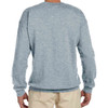 Vietnam Veteran Graphic Crewneck Sweatshirt with Map and Dog Tag Detail in heather grey back