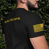 US Army Veteran Graphic T-Shirt with New Army Logo back on man