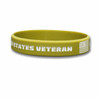 single United States Veteran Silicon Wristband/Bracelet