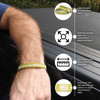 United States Veteran Silicon Wristband/Bracelet features