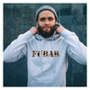 Man wearing FUBAR - Special Edition Grey Hoodie