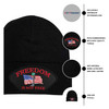 Beanie with Embroidered Freedom Is Not Free I Paid The Price Patch features