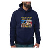 Vietnam Veteran - Home of the Free - Because of the Brave Hoodie navy front