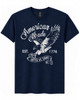 USA Vintage Eagle 1776 - United We Stand T-Shirt Navy - front view