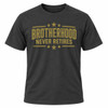 Brotherhood Never Retires T-Shirt Charcoal - front view