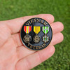 vietnam veteran 3 medals challenge coin in hand