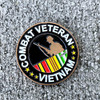 vietnam combat veteran challenge coin ribbon s front