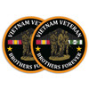 Vietnam Veteran Brothers Forever Circle Decal Quantity of (2)
