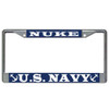 navy nuke license plate frame