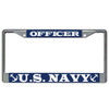 navy officer license plate frame
