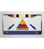 1st armored division iraq war license plate frame