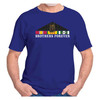 vietnam memorial wall brothers forever tshirt blue - front view