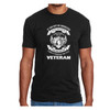 veteran i earned title special edition tshirt black front view